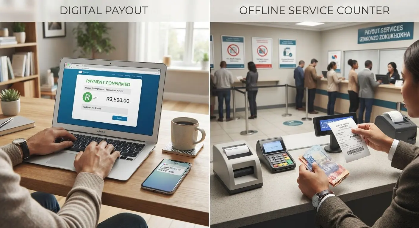 Comparison of online and betting shop withdrawal options