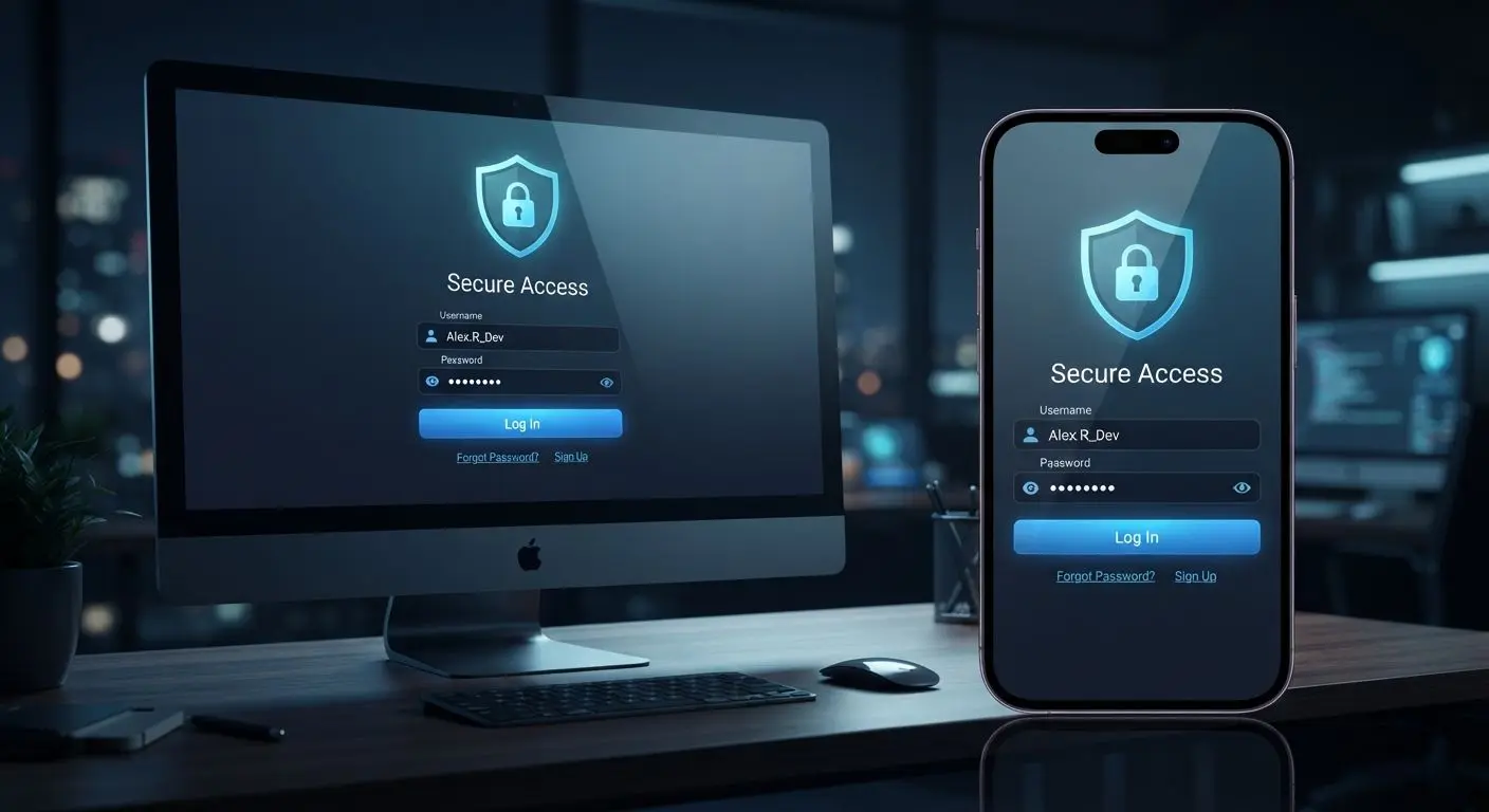 Step-by-step Betx ET login visual with secure sign-in fields